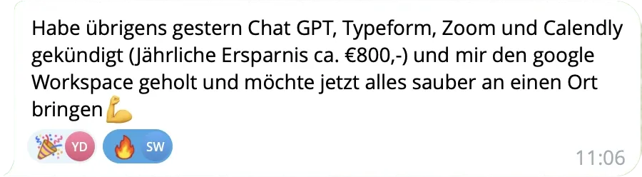 Originales Feedback zur KI-Begleitung 1