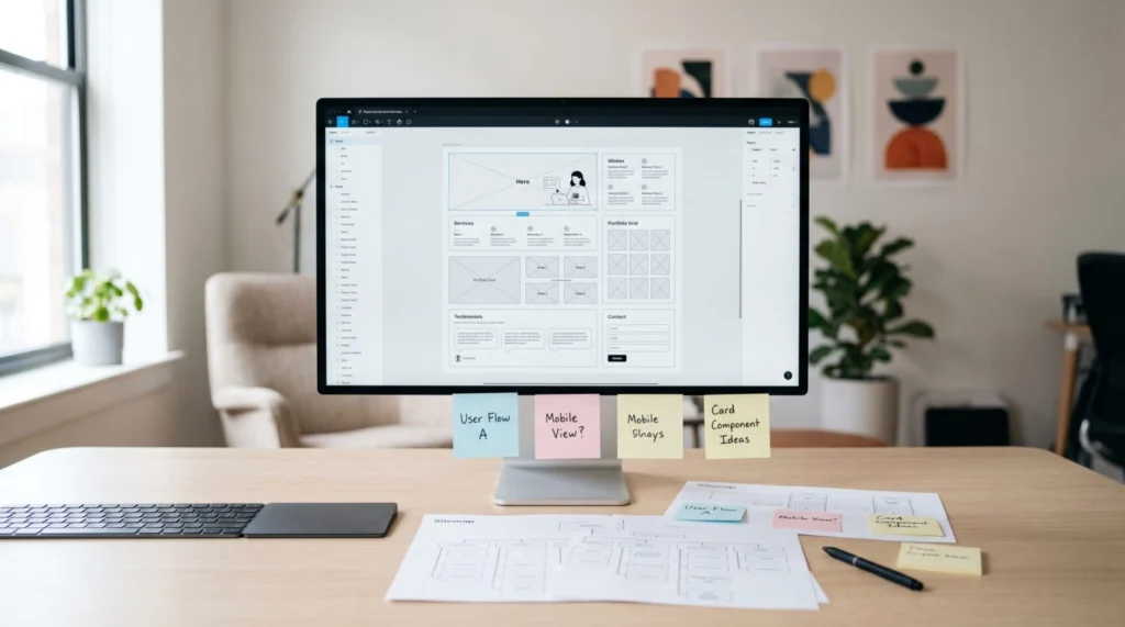 Website-Strategie, UX und Wireframing