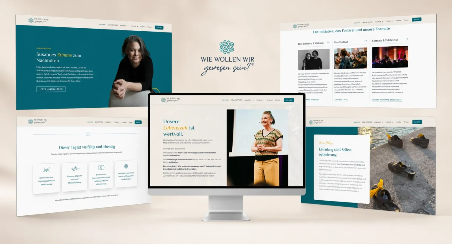 Wie wollen wir gewesen sein?® – Brand Design & Webdesign