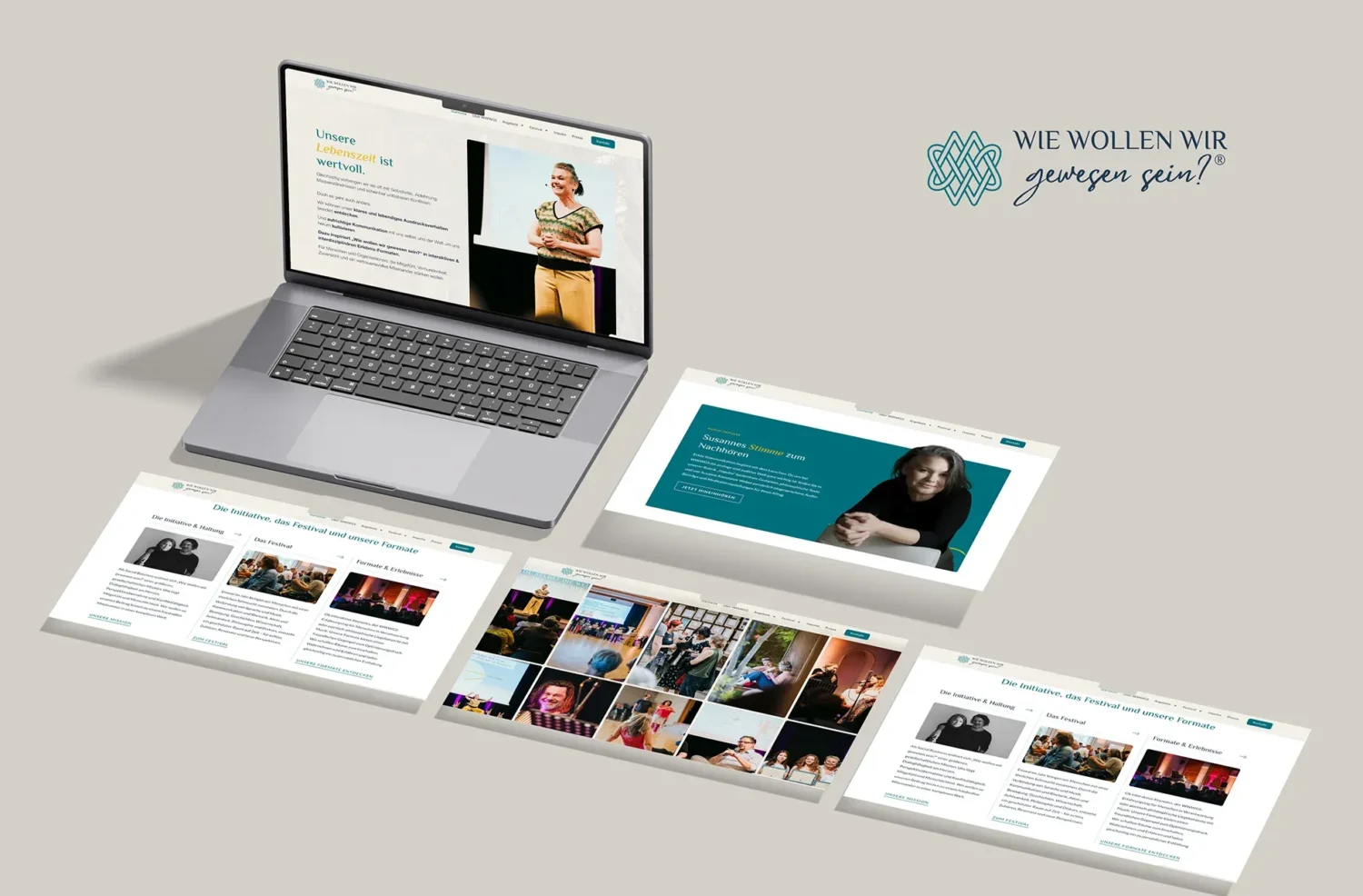 Wie wollen wir gewesen sein?® – Brand Design & Webdesign