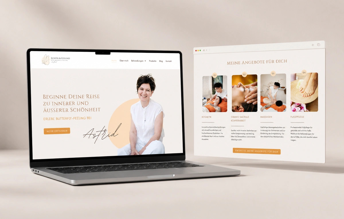 Schön & Gesund Astrid – Webdesign