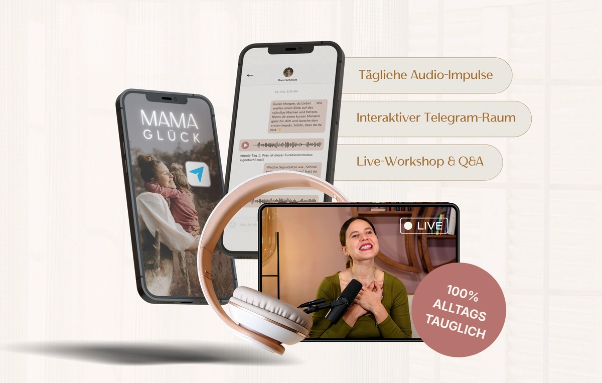 Friedvolle Mutterschaft – Mockup Design
