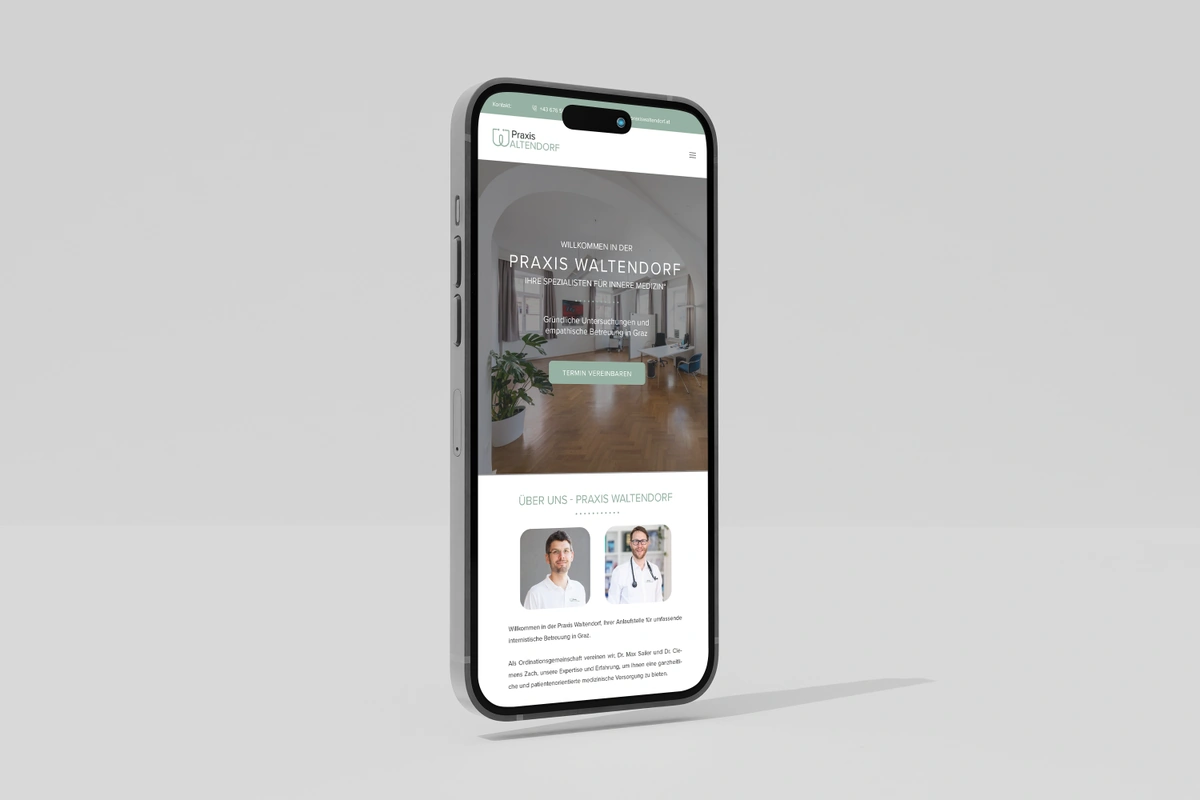 Praxis Waltendorf – Webdesign